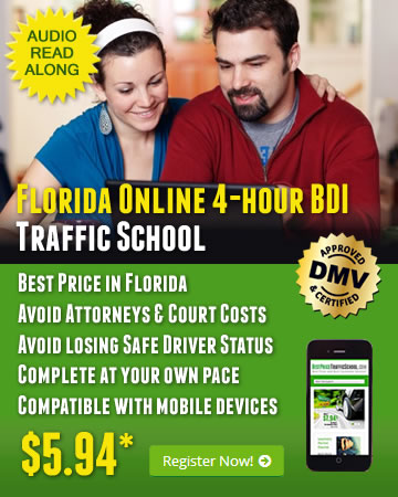 BASIC DRIVER IMPROVEMENT COURSE- 4-HOUR ONLINE COURSE